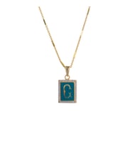 Oxford Mineli Harf Kolye (Gold)