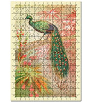 Cakapuzzle Java Tavuskuşu Görseli Puzzle Yapboz MDF (Ahşap) (1000 Parça)
