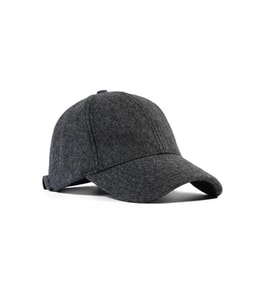 Unisex Kaşe Kumaş Kışlık Kep Şapka (Gri)