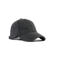 Unisex Kaşe Kumaş Kışlık Kep Şapka (Gri)
