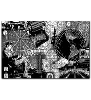 Cakapuzzle Nikola Tesla Ve Bilim Ürünü Görseller  Puzzle Yapboz MDF (Ahşap) (500 Parça)