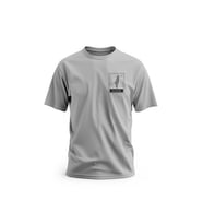 Kısa Kollu Yanlı Küçük Filsitin Posta Dijital Baskılı Unisex S - 2XL T300002 (Gri)