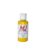 M1 ART Epoksi Ultra Pigment Pasta 50gr - Opak & Transparan Sıvı Pigment Boya (Sarı)