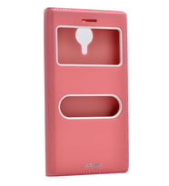 General Mobile 5 Plus Kılıf Dolce Kapaklı Kılıf (Pembe)