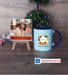 Diyetisyen Fotoğraflı Dekoratif Taş, Kupa Bardak Beyaz Hediye (Model 3)