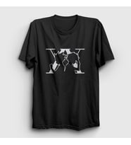 Presmono Unisex Sarı Killua And Gon Anime Hunter X Hunter T-Shirt 238141tt (Siyah)