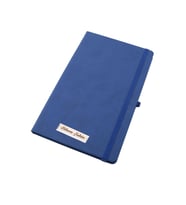İsme Özel Defter Lastikli Termo Deri Yılbaşı Hediyesi (Lacivert)