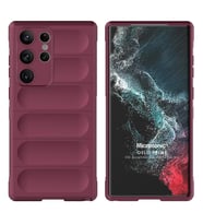 Microsonic Samsung Galaxy S24 Ultra Kılıf Oslo Prime Yeşil (Bordo)