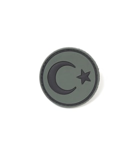 Yuvarlak Türk Bayrağı Tactical Patch - Peç (Haki)