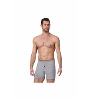 Namaldı 6 Adet Siyah Renk Penye Boxer (Gri)
