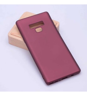 Samsung Galaxy Note 9 Kılıf Soft Mat Premier Case (Mürdüm)