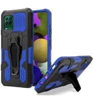 Huawei P40 Lite Zırh Tank Kılıf Yüksek Koruma (Mavi)