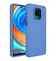 Xiaomi Redmi Note 9 Pro Kılıf Luna Dışı Soft Yumuşak İçi Kadife (Açık Gri)