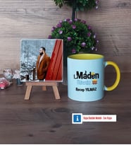 Maden Mühendisi Fotoğraflı Dekoratif Taş, Kupa Bardak Beyaz Hediye (Model 7)