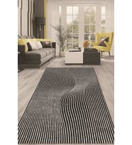 Dijital Kaymaz Taban Yıkanabilir Modern Renkli Salon Halısı Mutfak Halısı Yolluk ND-HT-910 (Gri)
