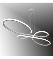 TT041-BY TT Aydınlatma Trend Modeli Mat Beyaz Led Avize (Günışığı)