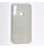 Xiaomi Redmi Note 8 Kılıf Simli Parlak Shining Kapak (Gri)