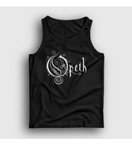 Presmono Unisex Sarı Logo Opeth Atlet 100902tt (Siyah)