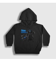 Presmono Unisex Çocuk Beyaz Titan Cameraman Skibidi Toilet Kapüşonlu Sweatshirt 482487tt (Siyah)