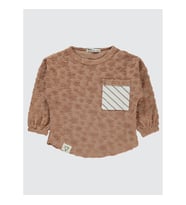 Civil Boys Erkek Çocuk Sweatshirt 2-5 Yaş Açık İndigo (Sütlü Kahve)