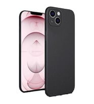Uyumlu Model Apple iPhone 13 Kılıf Ultra İnce Hayalet Sert Kapak (Siyah)