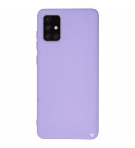 Samsung Galaxy A72 Kılıf Velvet İçi Kadife Lansman Silikon (Lila)