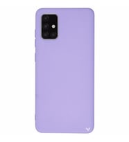 Samsung Galaxy A72 Kılıf Velvet İçi Kadife Lansman Silikon (Lila)
