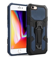 Apple iPhone 7 / iPhone 8 Zırh Tank Kılıf Yüksek Koruma (Mavi)