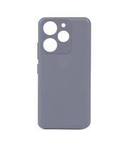 Kvy Tecno Spark 10 Pro Biye Silikon Kılıf (Gri)
