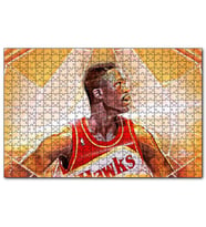Cakapuzzle Dominique Wilkins Hawks Basketbol  Puzzle Yapboz MDF (Ahşap) (255 Parça)