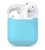 Apple Airpods 1. / 2. Nesil Uyumlu Kılıf Silikon Renkli Yumuşak Case 13 (Mavi)