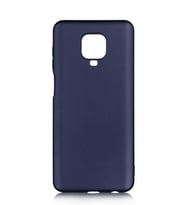 Xiaomi Redmi Note 9 Pro Kılıf Kamera Çıkıntılı Soft Silikon (Lacivert)