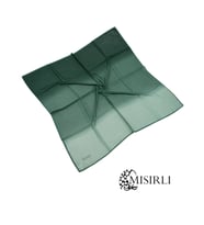 Mısırlı Degrade Şifon Eşarp (Yeşil)