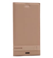 Sony Xperia XZ Premium Kılıf Elite Kapaklı Kılıf (Gold)