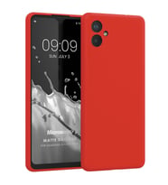 Microsonic Matte Silicone Samsung Galaxy A04e Kılıf Mor (Kırmızı)