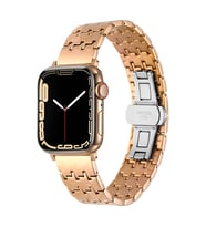 Apple Watch 44mm Zore KRD-86 Metal Kordon (Rose)