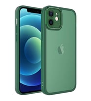 Apple iPhone 11 Kılıf Kamera Korumalı Transparan Zore Post Kılıf (Koyu Yeşil)