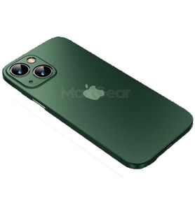Uyumlu Model Apple iPhone 13 Kılıf Ultra İnce Hayalet Sert Kapak (Yeşil)