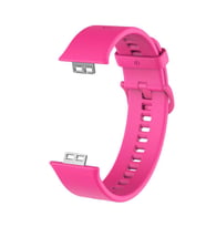 Huawei Watch Fit Kordon Spor Silikon Kordon Mix 43 (Koyu Pembe)