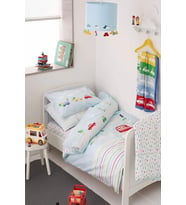 Mothercare Çift Taraflı Bebek Nevresim Takımı (Mavi)