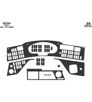 Meriç® Setra S 417 HDH Ön Torpido Kaplama Maun 35 Parça 2002-› (Karbon)