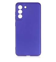 Galaxy S21 FE Kılıf Kamera Çıkıntılı Soft Silikon (Saks)