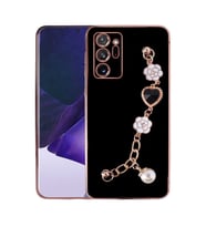 Galaxy Note 20 Ultra Kılıf El Tutamaçlı Zore Taka Silikon Kılıf (Siyah)