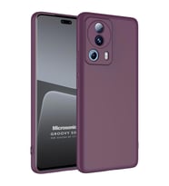 Microsonic Xiaomi Mi 13 Lite Kılıf Groovy Soft Koyu Yeşil (Mor)