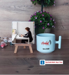 Avukat Fotoğraflı Dekoratif Taş, Kupa Bardak Beyaz Hediye (Model 12)