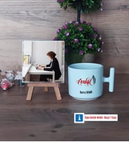 Avukat Fotoğraflı Dekoratif Taş, Kupa Bardak Beyaz Hediye (Model 12)
