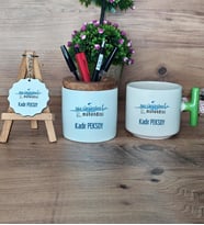 Su Ürünleri Mühendisi Hediye Sepeti Kupa Bardak T Kulplu, Kalemlik ve Anahtarlık Mühendisler Günü Hediyesi (Model 8)