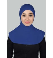 Kadın Tesettür Pratik Boyunluklu Hijab - Sporcu Bone (KOT)