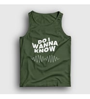 Presmono Unisex Sarı Know Arctic Monkeys Atlet 14044tt (Haki)