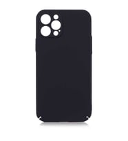 Uyumlu Model Apple iPhone 12 Pro Kılıf Çevre Dostu Sert PC Kapak (Siyah)